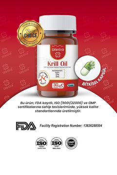 Erbatab Krill Yağı (Krill Oil) 500 mg 30 Kapsül - 7
