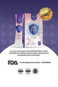 Erbatab Flu-pro Vitamin C Vitamin D3 Çinko Ve Karamürver Ekstresi 10 Stick