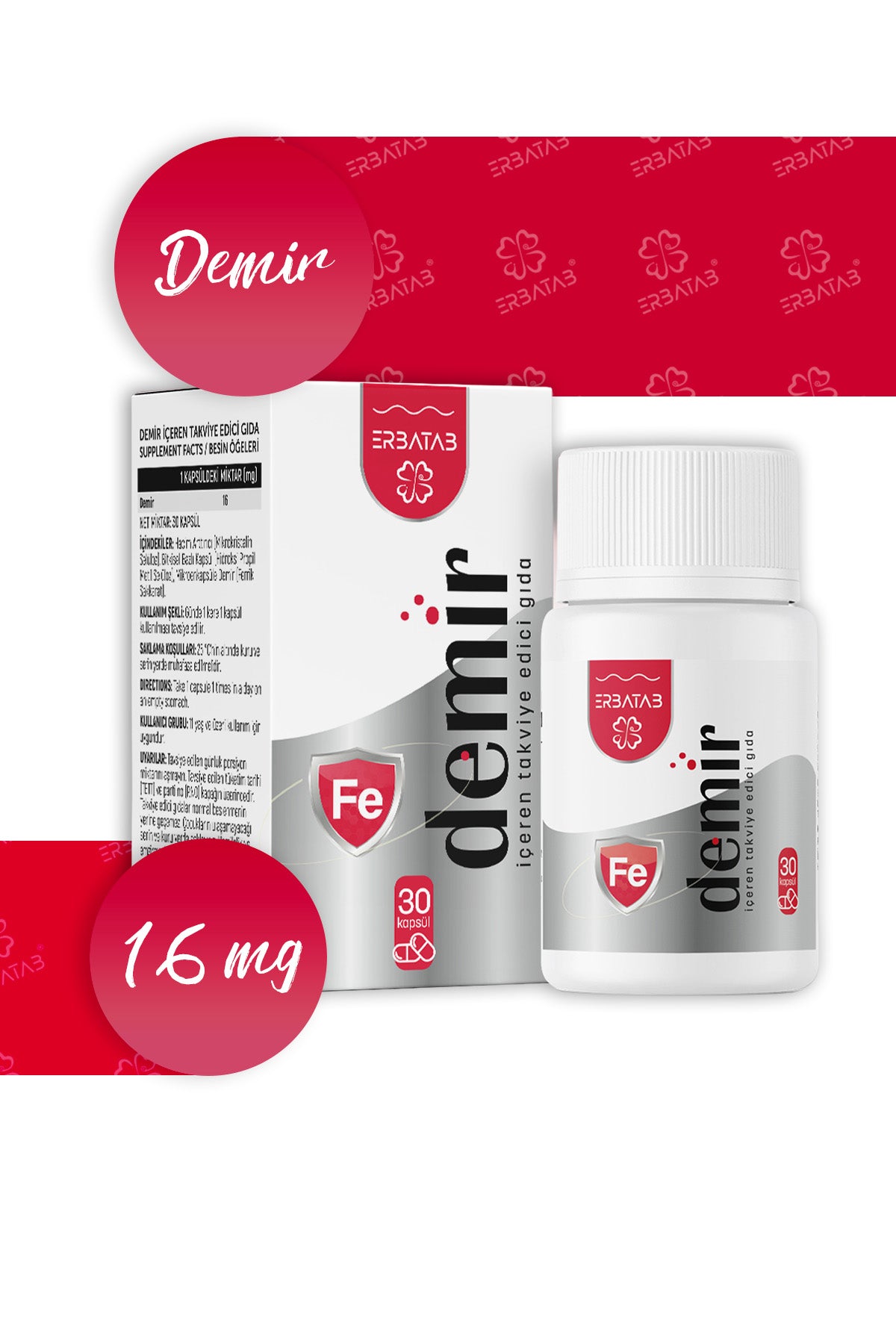 Erbatab Demir 30 Kapsül - 9