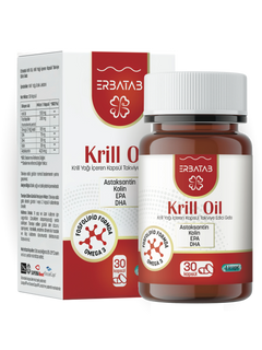 Erbatab Krill Yağı (Krill Oil) 500 mg 30 Kapsül